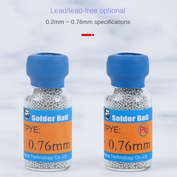 10K lödkula tennpärlor 0,5 mm BLYFRI 0,5 mm BLYFRI 0.5mm Lead-free