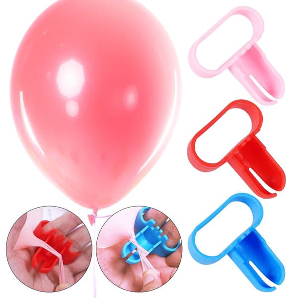 10 stk Knudebindingsballonslips BLÅ Blue
