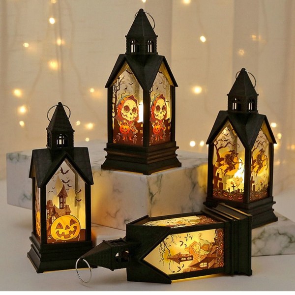 Halloween LED-lys Slotts dekorative lampe STIL 3 STIL 3 Style 3