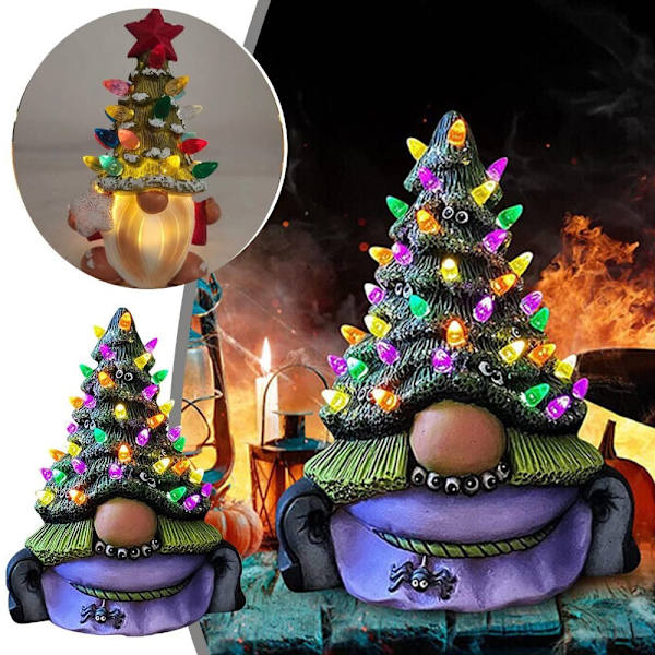 Pygmy Tree Lighted Ornament Santa Claus Glödande Dekoration 2 2 2