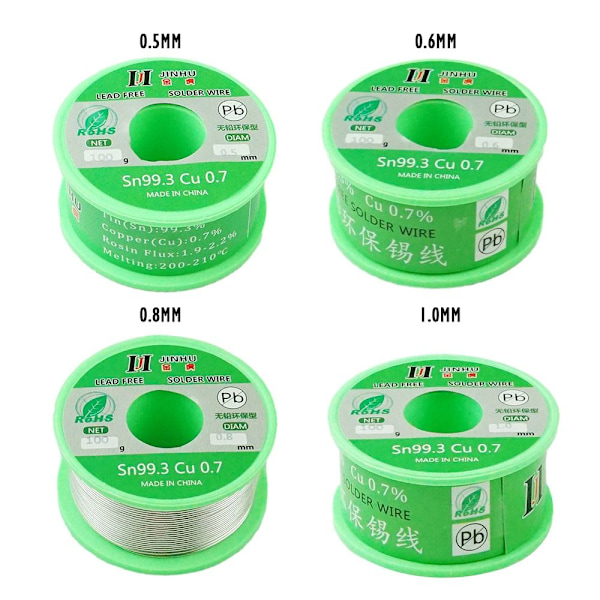 Blyfri Svejsetråd Rosin Corel Lodde 1,0MM 1,0MM 1.0mm
