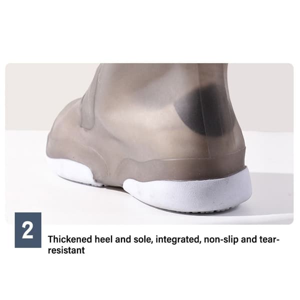 Shoe Covers Anti Skid Shoe GREY M grey M