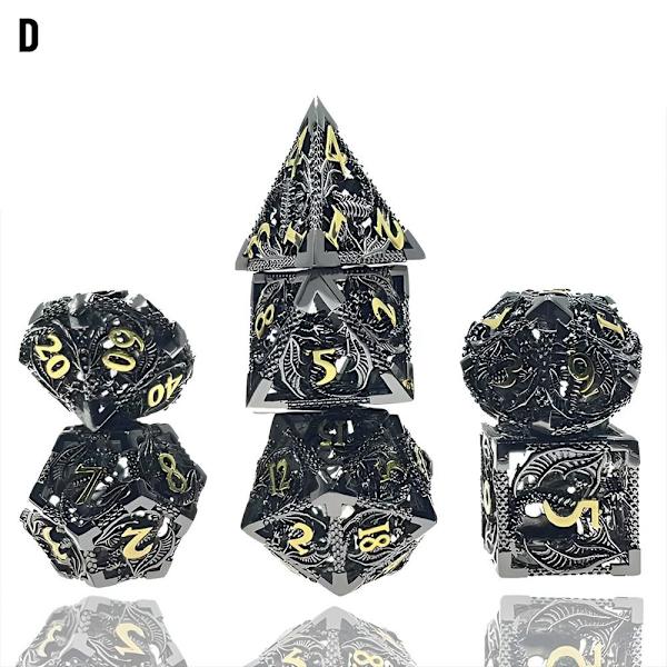 Metal Dice Set Peli Dice DD D