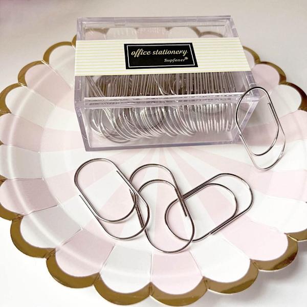50 kpl Paperiliitin Kirjanmerkit Planner Clips