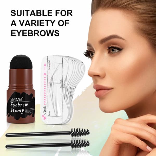 Øjenbrynsskabelon Makeup Kit Black