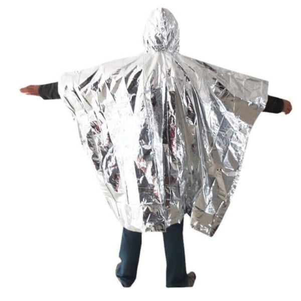 Emergency Raincoat Cloak Thermal Rainwear GRÖN green