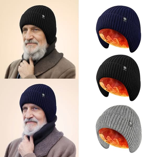 Strikkeluer Ullluer GRÅ Grey