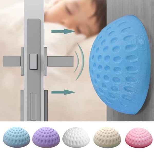 Dörrstoppare Anti Collision pads LILA purple