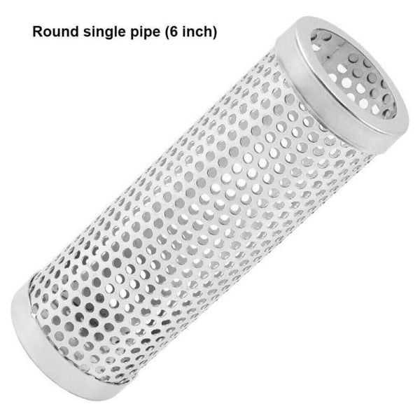 Rustfrit stål mesh røget krydderør 30.6CMHEXAGON HEXAGON 30.6cmHexagon