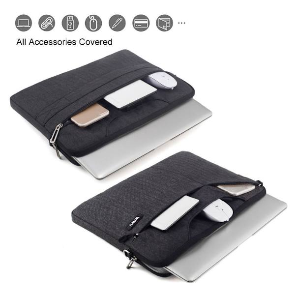 Notebook-taske Taske til bærbar computer GRÅ 14-15,4 TOMME 14-15,4 grey 14-15.4 inch-14-15.4 inch
