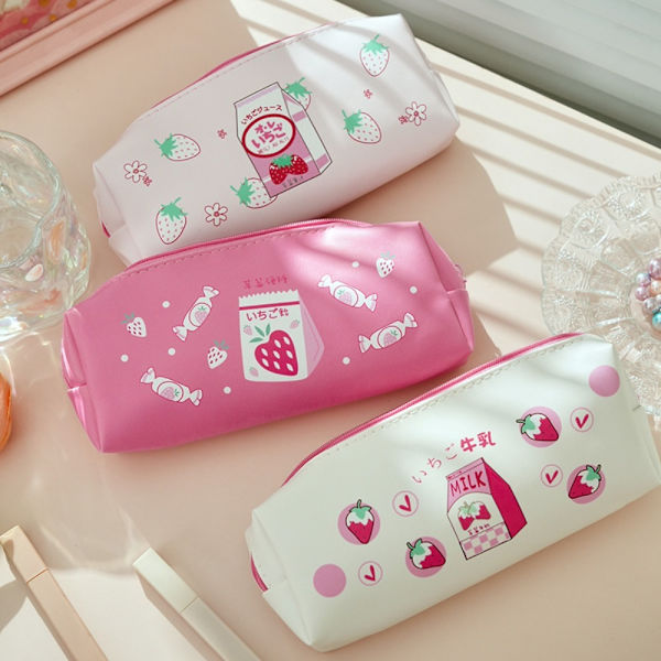 Maito Case Kawaii Paperi Mansikka Penaali 01 01 01