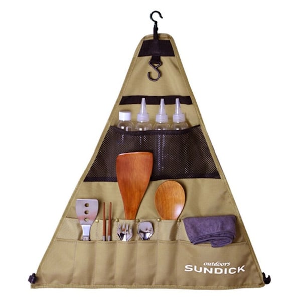 Utendørs servise Oppbevaringspose Camp Picnic Oppbevaringspose TREKANT Triangle L