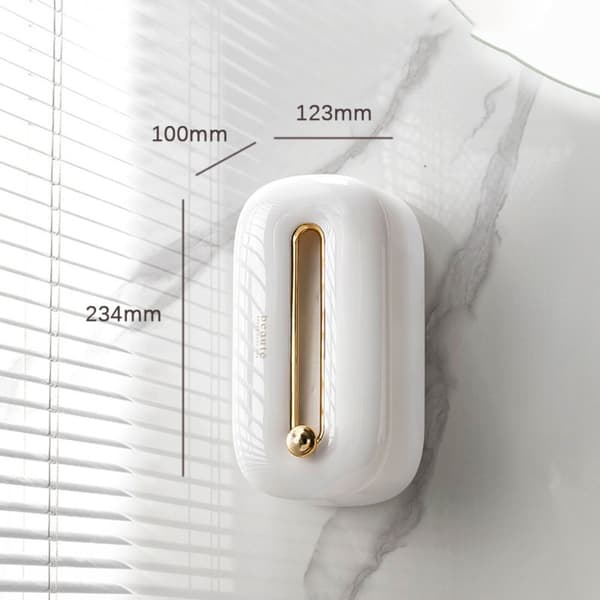 Væghængende Tissue Box Tissue Holder Opbevaring HVID White