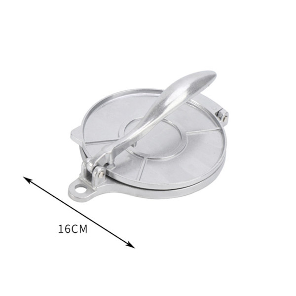 Tortilla Press Maker Degpressning SILVER 16CM 16CM Silver 16cm-16cm