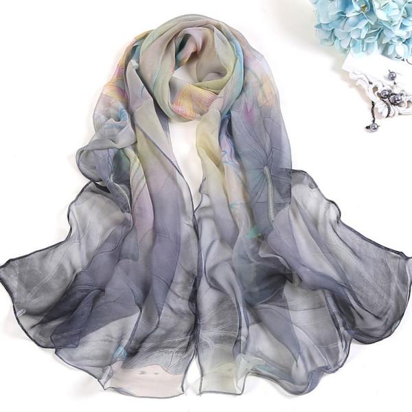 Chiffonskjerf Langt sjal 5 5 5