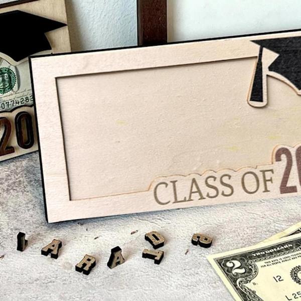 Graduation Money Holders Graduation Card SVART black