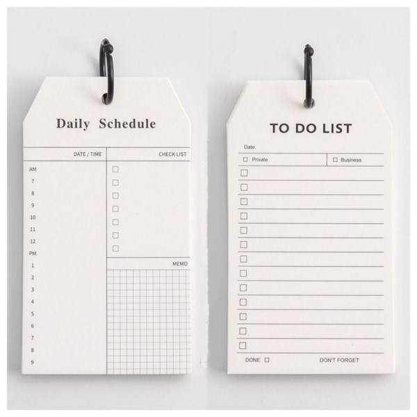 To Do List Muistio Muistio Päivittäinen tehtäväsuunnittelija
