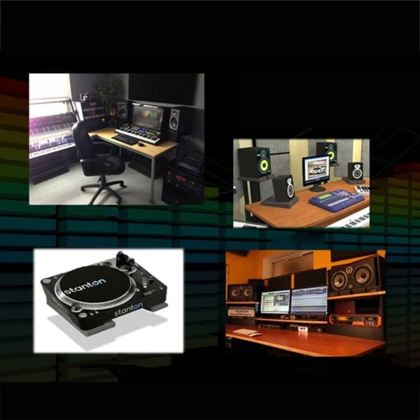 Studio Monitor Isolation Pads Højttaler Isolation Pads 30X10X4.5CM 30x10x4.5cm