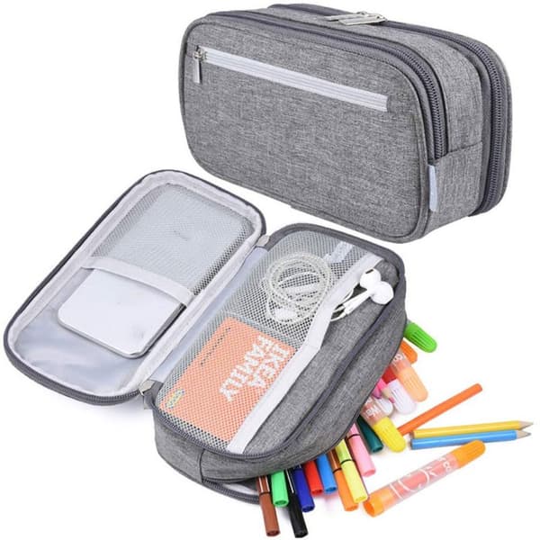 Pencil Taske Pen Etui BLÅ blue