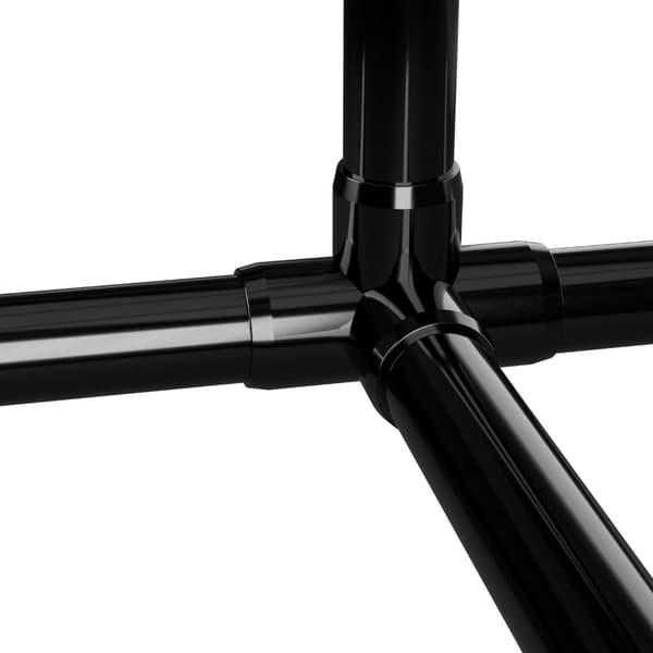 4 stk 4-vejs Tee Pipe Adapter Firedimensionel Tee