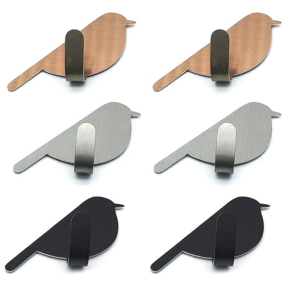 Koukkuvaateteline MUSTA 4KPL 4KPL Black 4pcs-4pcs