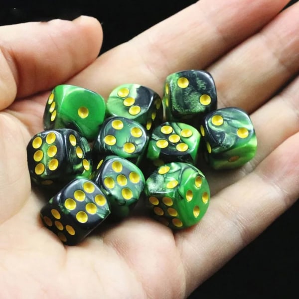 10 kpl / set DND Dice Polyhedral Dice STYLE 6 STYLE 6 Style 6