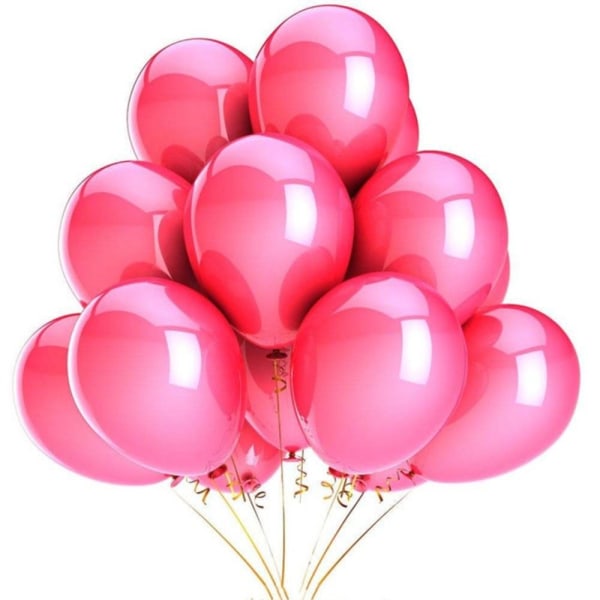 30 stk Latex Ballon Oppustelig Dekor Ballon PINK PINK Pink