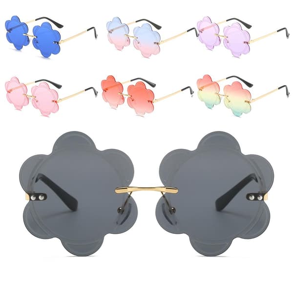 Flower Lens Solbriller Mode Solbriller SORT SORT Black