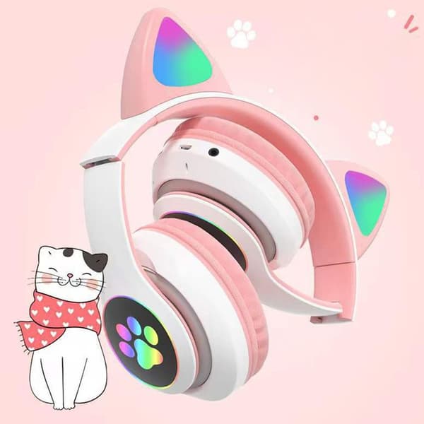 Bluetooth Hovedtelefoner Gaming Headset SORT Black