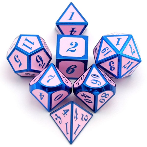 7st DND Metal Dice Set Game Dice 06 06