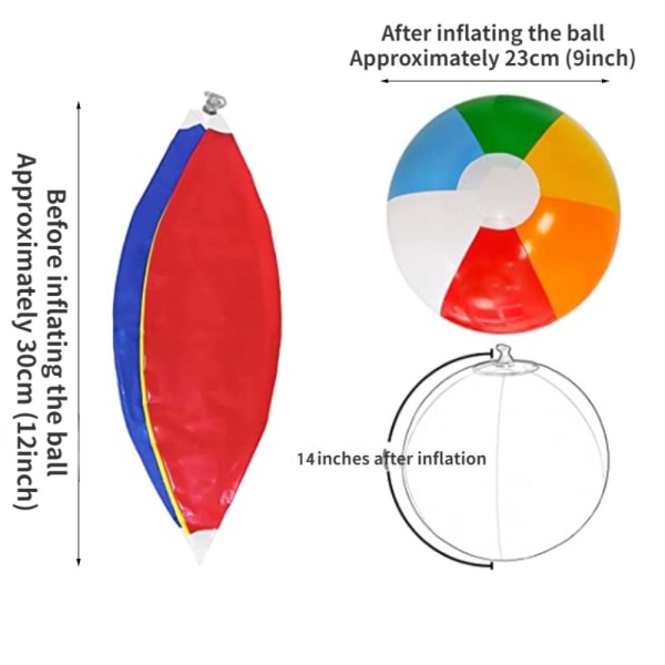 2/4st uppblåsbara ballonger Vattenspelsballong 4PCS-13CM 4pcs-13cm