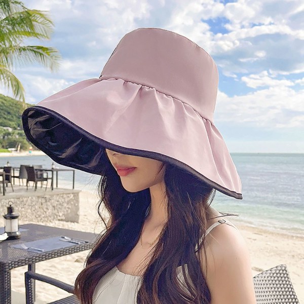 Sommarmode Flickor Tyghatt Solhatt Sommarhatt ROSA pink