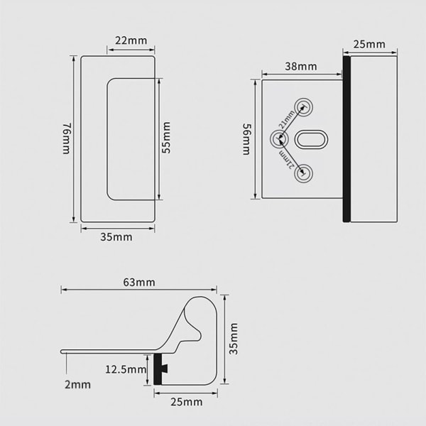 Oven saranan turvaovilukko HOPEAA silver