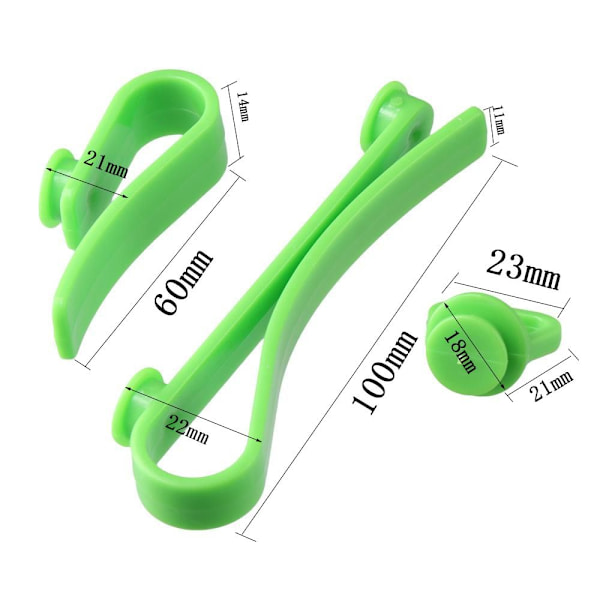 6 kpl Koukut Tarvikkeet Bogg Bags Laukut Avaimenperät GREEN&BLUE Green&Blue