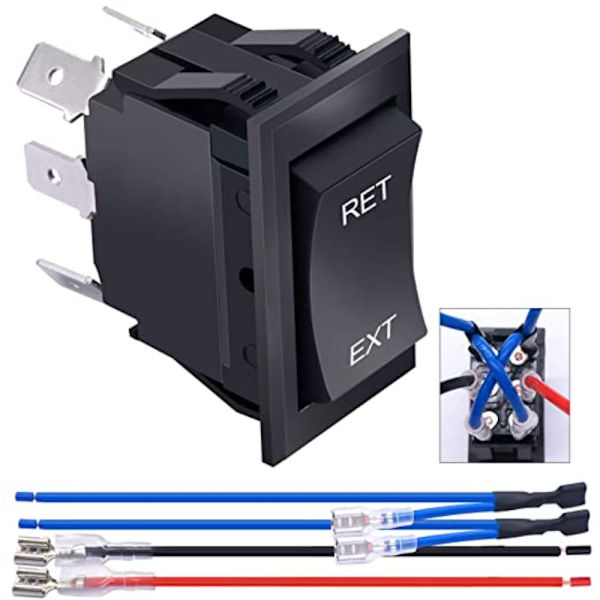 Momentan Car Type Switch Vippbrytare Tongue Jack