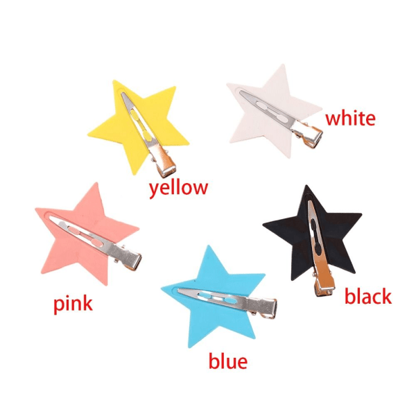 Star Hairpin Bobby Pins PINK 20ST 20ST pink 20pcs-20pcs