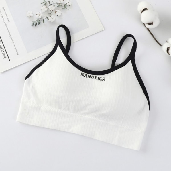 Sport-BH För Dam Gym Sexig Crop Top BH Dam Bomull A A