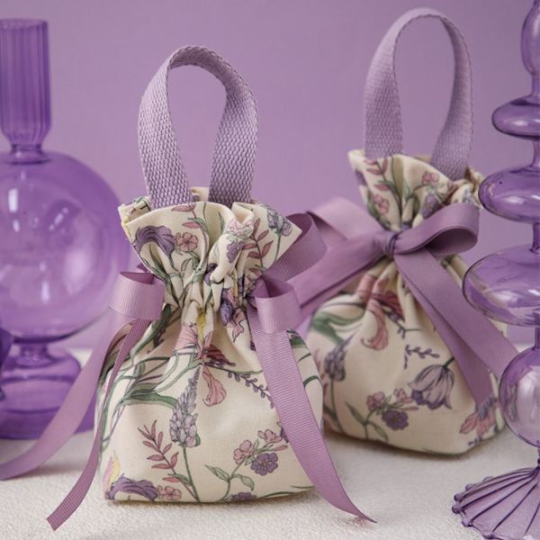 Candy Pouch Snørepose LILLA 2STK 2STK purple 2pcs-2pcs