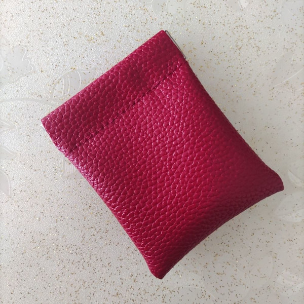 3st PU-lädermyntväska RÖD 3ST 3ST Red 3Pcs-3Pcs