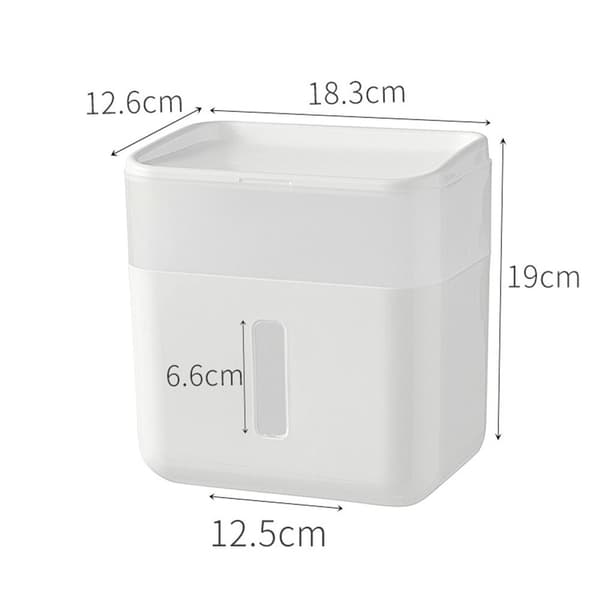 Toiletpapirholder Tissue Box HVID White