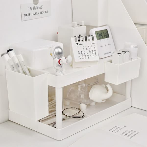 Opbevaringsboks Skrivebord Side Organizer 2STK SÆT 2STK SÆT 2PCS SET
