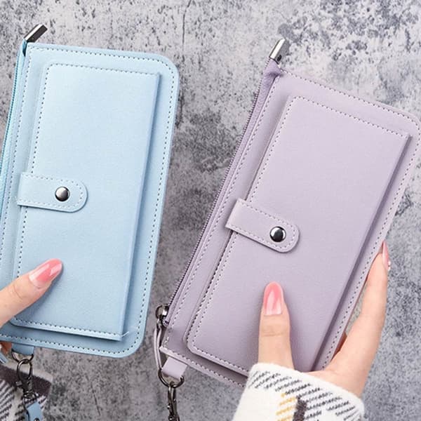Ohut Bifold Wallet -luottokorttikotelo HARMAA Grey