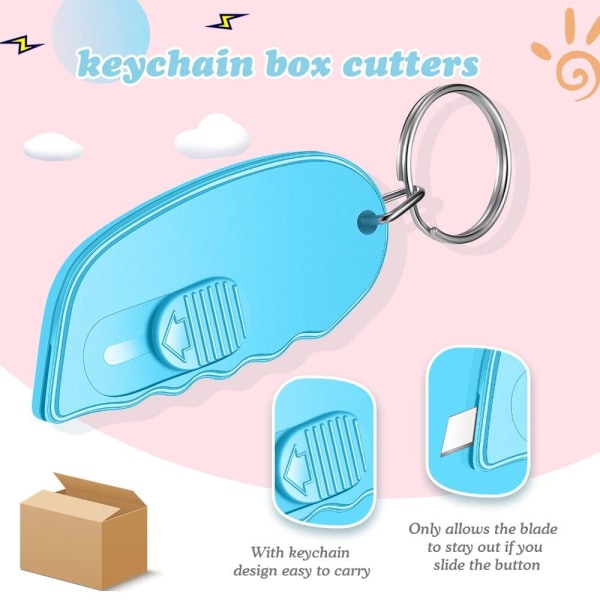 12 st Box Cutter Opener Tool Kuvert Slitter