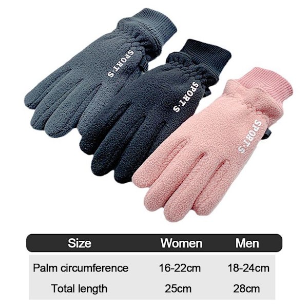 Lämpimät Naisten Käsineet Full Finger Gloves BLACK MEN MEN black Men-Men