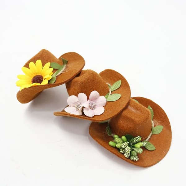 2st vinflaskhattar Cowboyhatt A A A