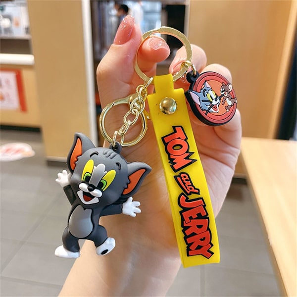 Tom and Jerry Bag Pendant Keyring C