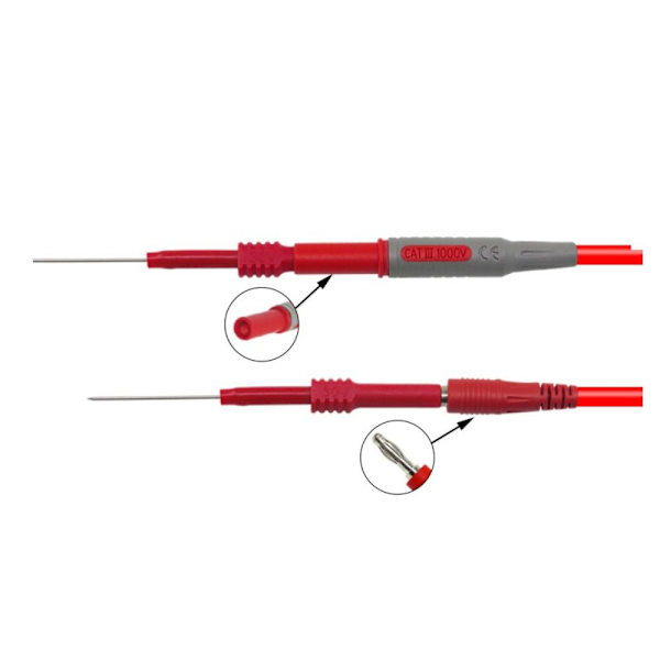 2 stk fleksible bakprobestifter Testprobeadapter med banan