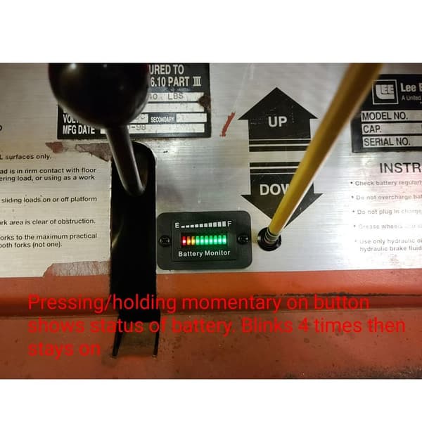 Batteriindikator måler 36 volt måler