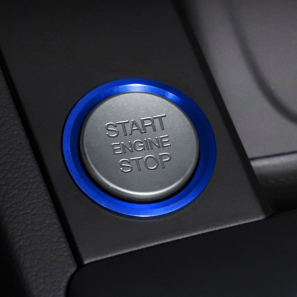 Startknapp-klistremerker Nøkkelring Deksel RØD STARTPLATE Red Starter patch-Starter patch