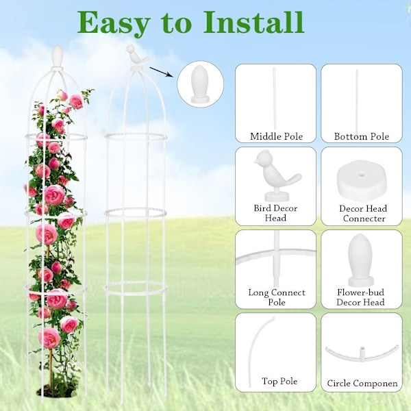 Have Trellis Metal Plant Support SORT Black